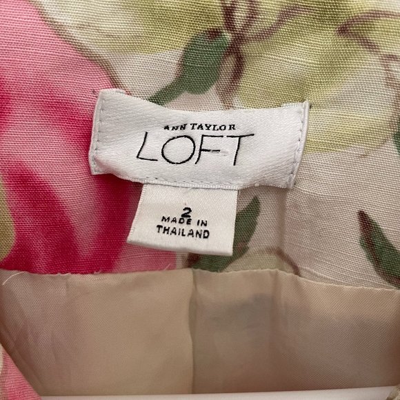 Anne Taylor flowered jacket, size 2 - Picture 4 of 5